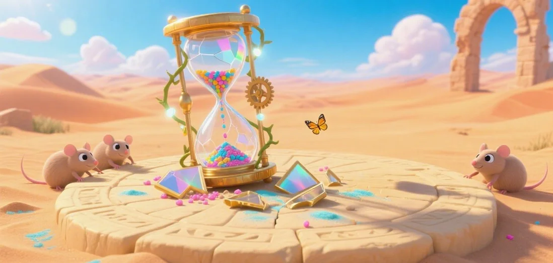 The Fate of the Hourglass