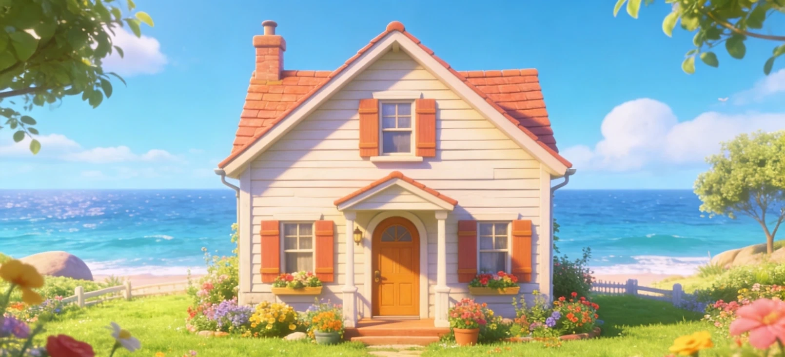 A Farmhouse by the Coast