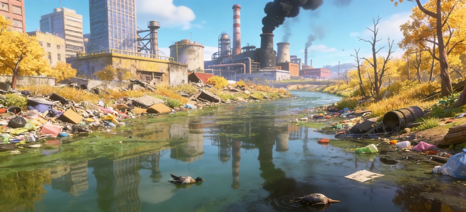 Pollution on the Sarang Canal