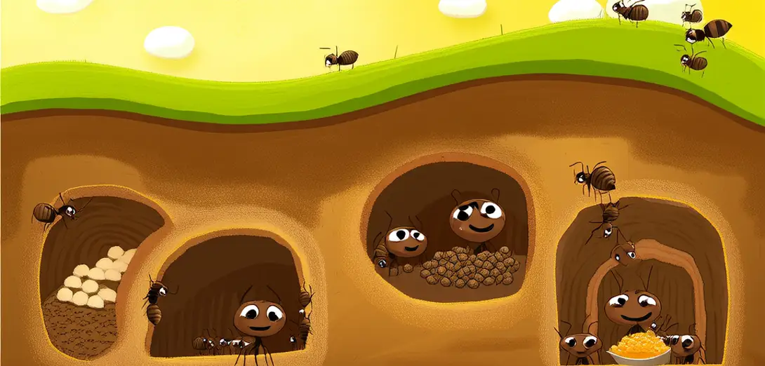 How Do Ants Build Such Complex Underground Cities?