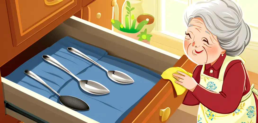 Silver Spoons Turn Dark Over Time