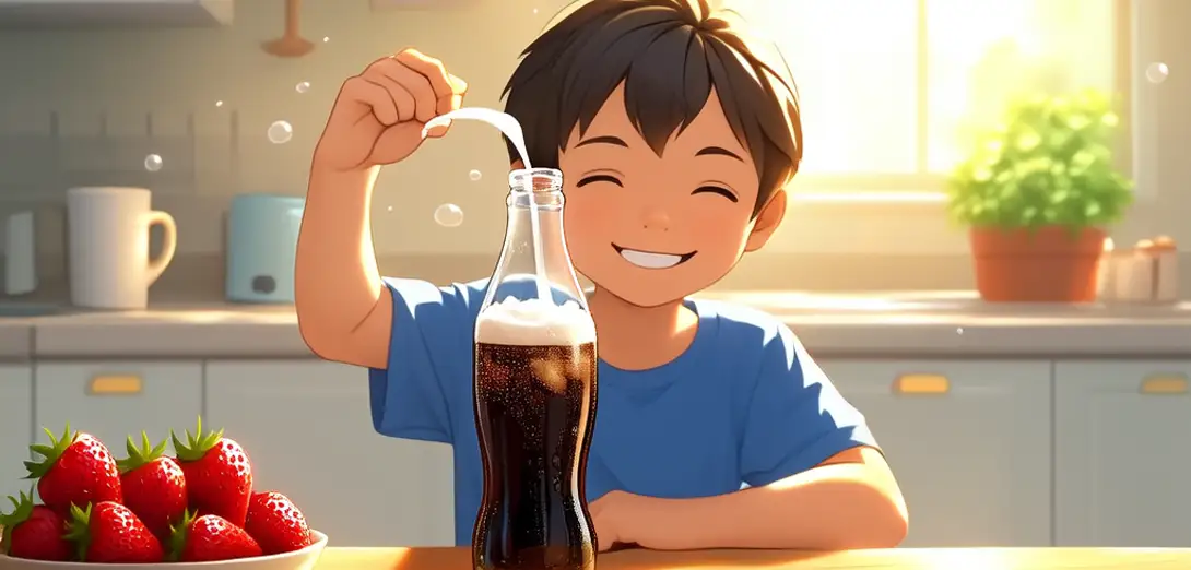 Soda Fizzes When You Open the Bottle