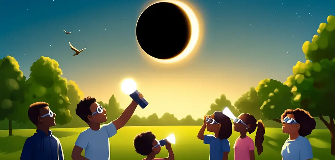 The Moon Slides in Front of the Sun