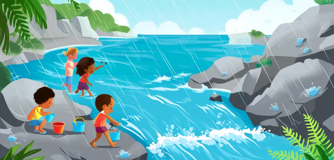 The Ocean Tastes Salty When I Swim