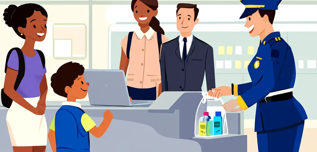 At the Airport Security Check