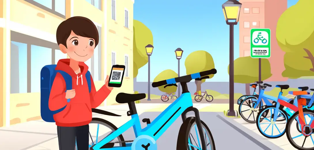 Renting a Shared Bike and Parking in the Zone