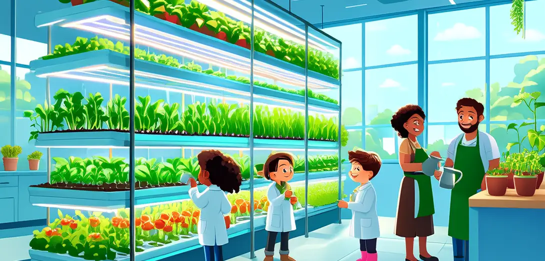 Vertical Farming and LED Light Spectra for Plant Growth