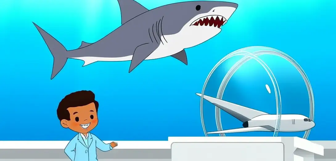 Shark Skin Surfaces and Drag Reduction in Engineering