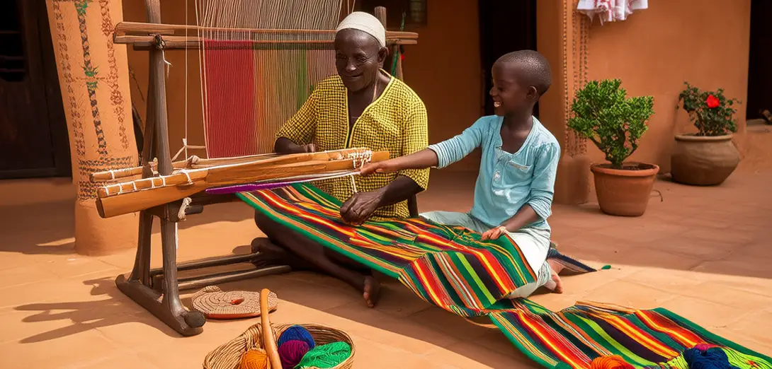 Kente Cloth Patterns and Identity in Ghana