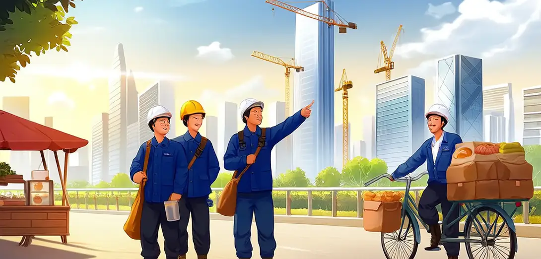 Rising Skyscrapers, Shifting Lives: Urbanization and Migrant Workers