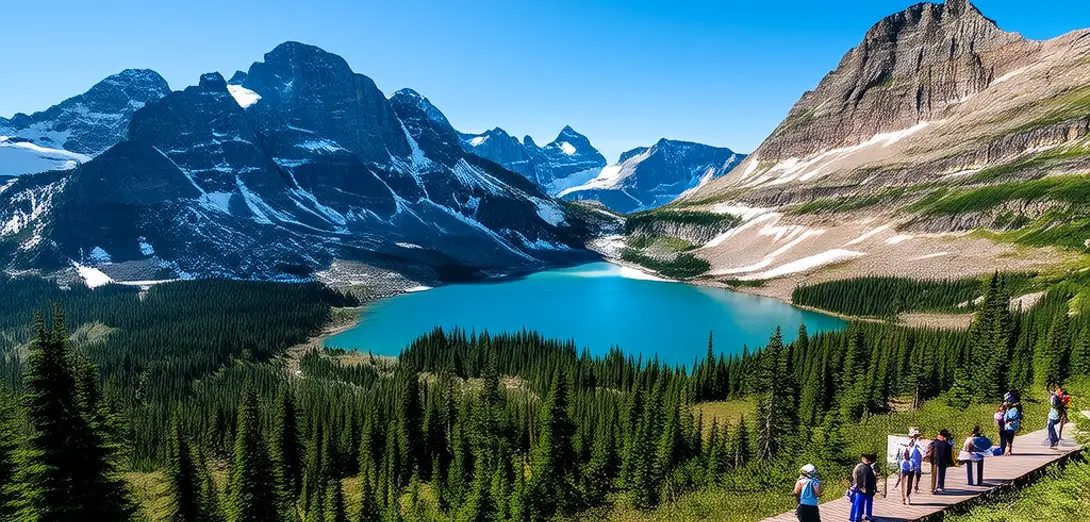 Glacier Retreat and Tourism Pressure at Tianchi Lake