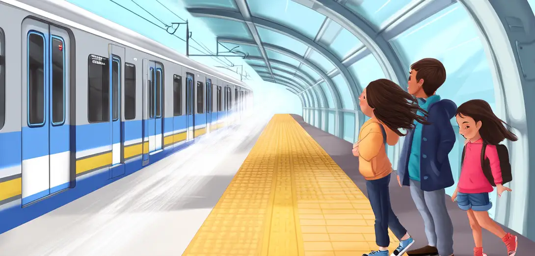 Bernoulli’s Principle and the Safety Line at Train Platforms