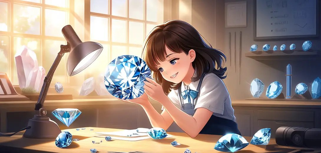 Crystalline Anisotropy and Fracture Propagation in Gem-Grade Diamond Faceting