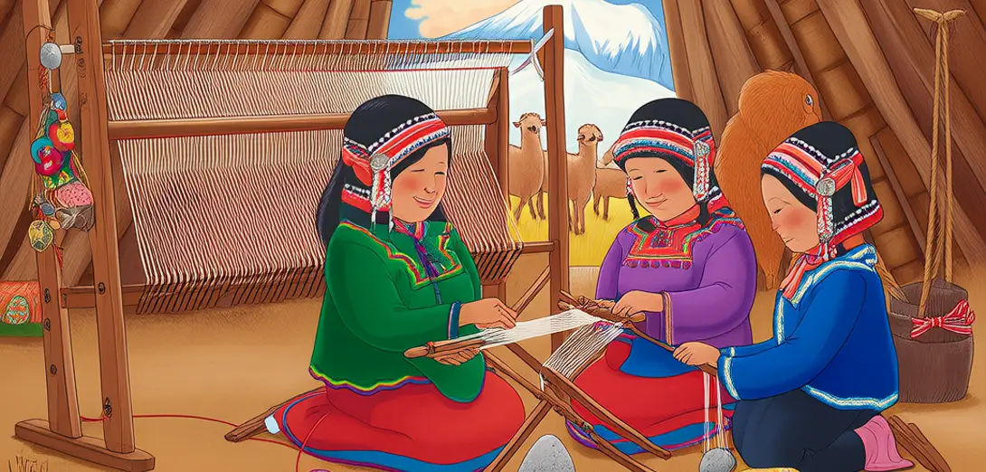 Topological Entanglement Constraints in Andean Q'ero Textile Warp-Weighted Loom Weaving Sequences