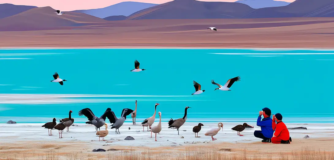 Qinghai Lake’s Avian Confluence: Salinity Gradients and Trans-Himalayan Flyway Politics