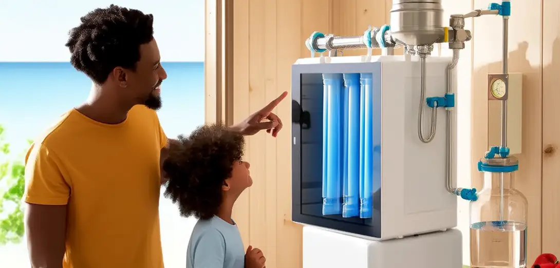 Reverse Osmosis Membrane Fouling and Cleaning Protocols in Home Desalination Units