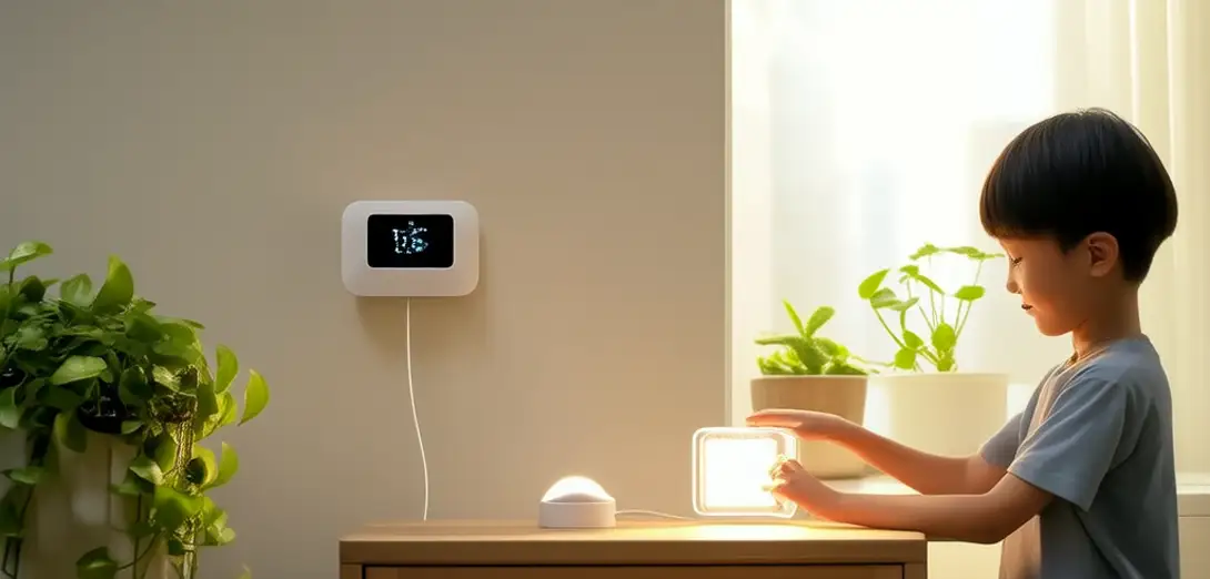 Photonic Chip Packaging: Mitigating Waveguide Loss at the Fiber-to-Chip Interface in Smart Home Sensors