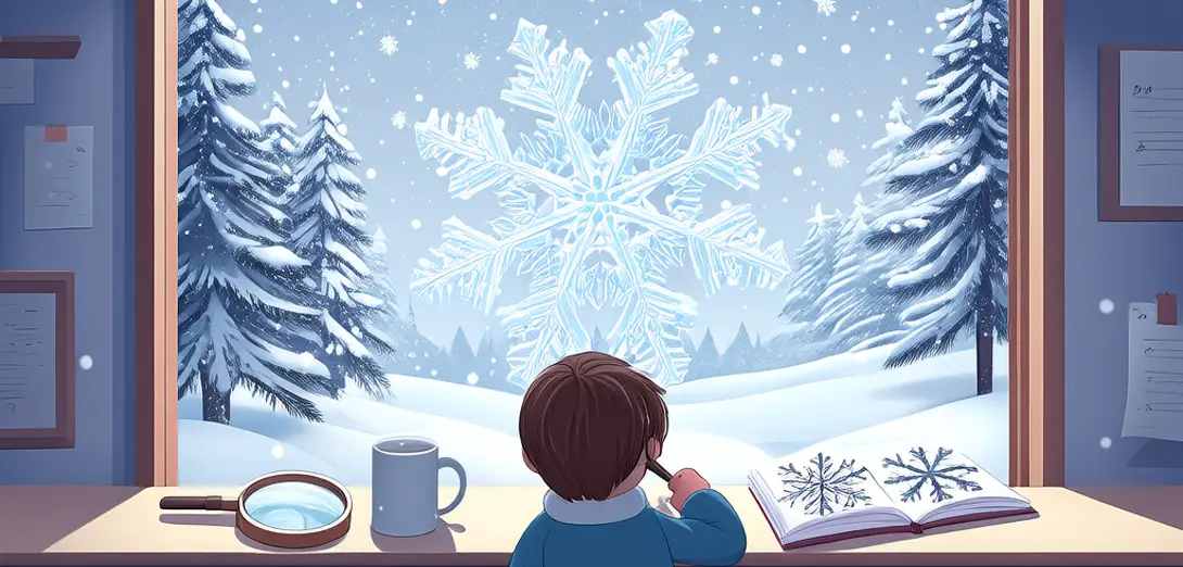 Hexagonal Symmetry in Ice Crystals: Molecular Packing Under Kinetic Constraints