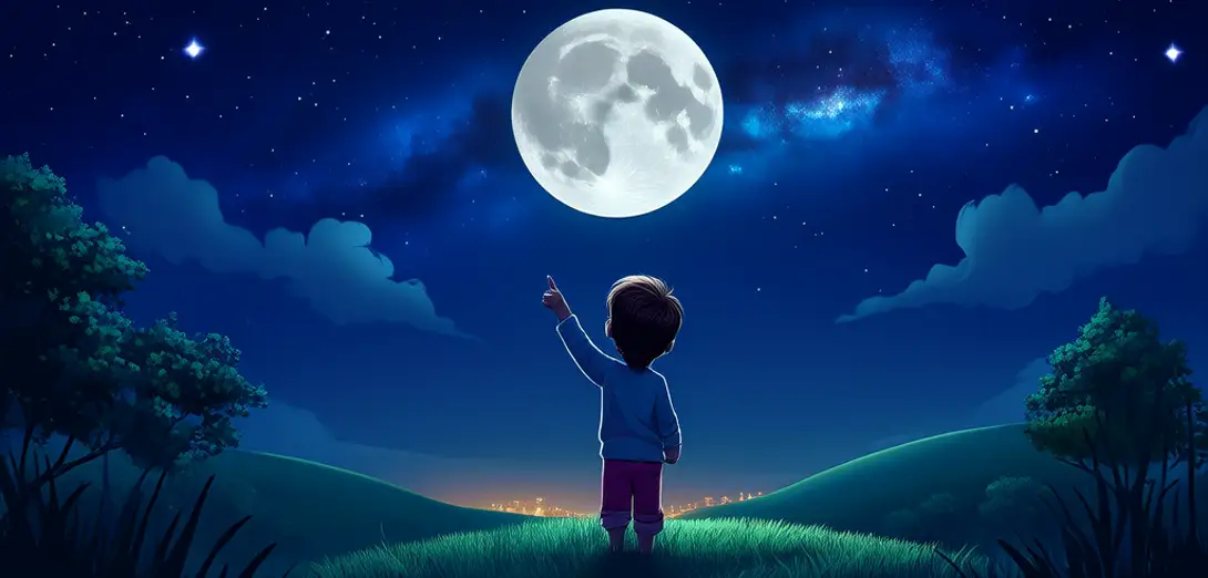 I See Stars and a Big Moon!