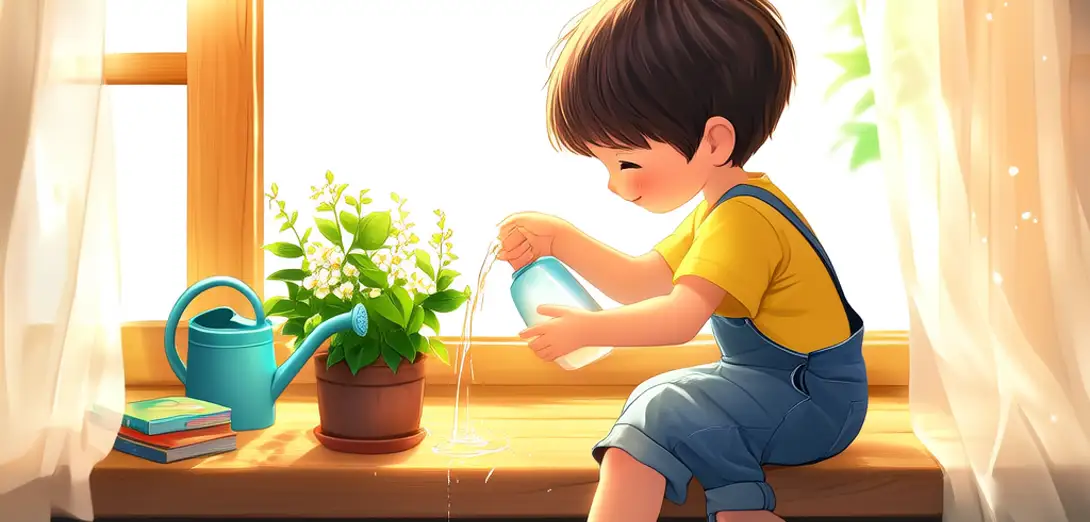 I Water My Little Plant