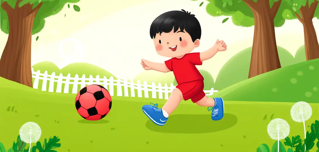 I Kick the Ball Today