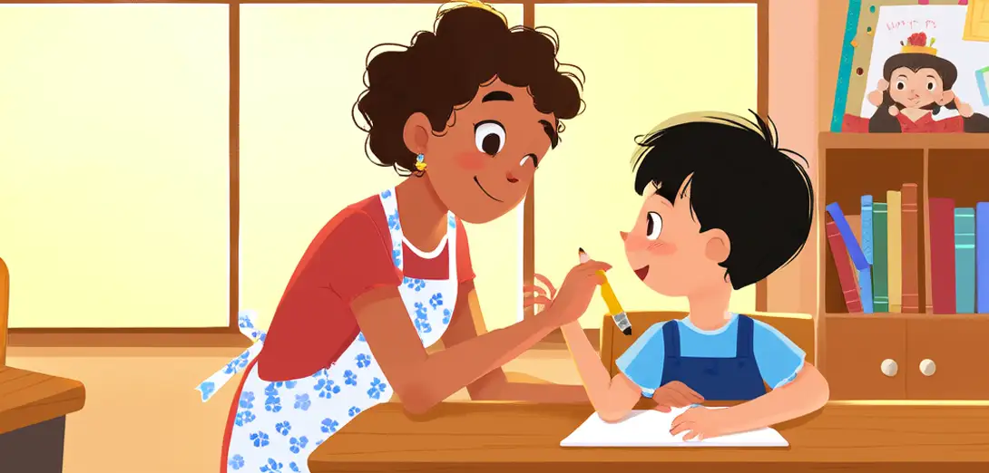 I Ask My Teacher for Help