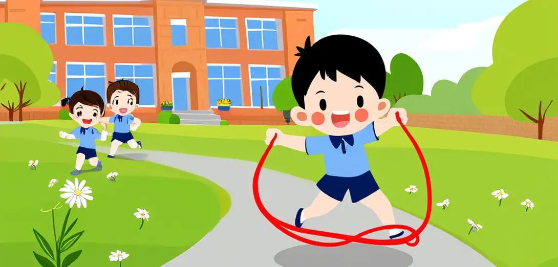 Jump Rope and Run at Recess