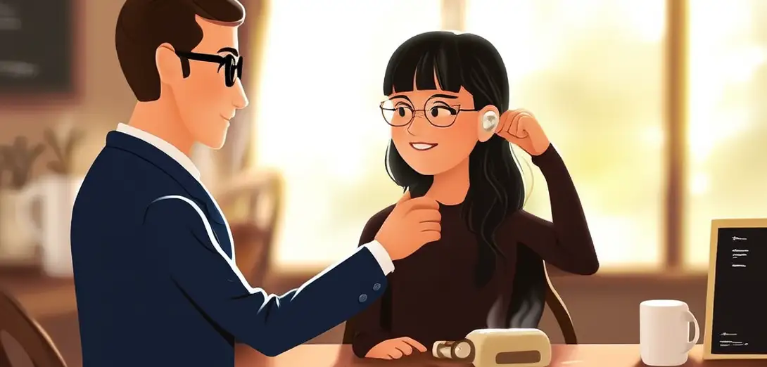 Testing a New Hearing Aid in a Busy Café