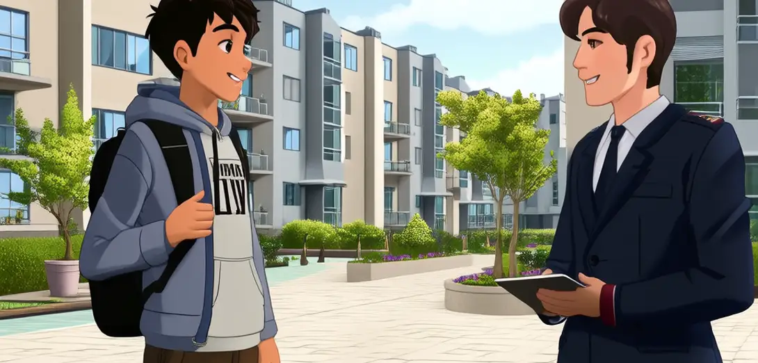 Asking for Help Locating a Specific Apartment in a New Residential Complex