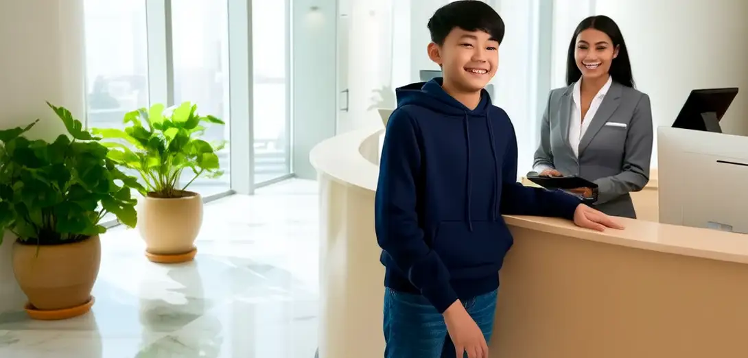 Clarifying Weekend Parking Rules with a Front Desk Assistant at a Condo