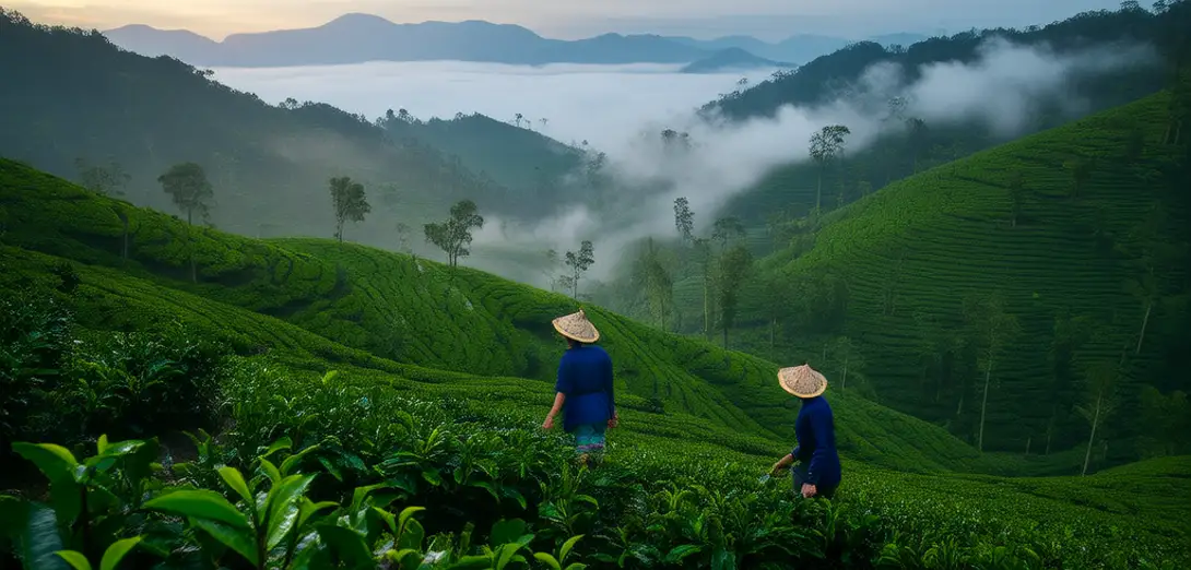 Tea, Terrain, and Monsoon: How Central Sri Lanka’s Slopes Capture Rainfall and Identity