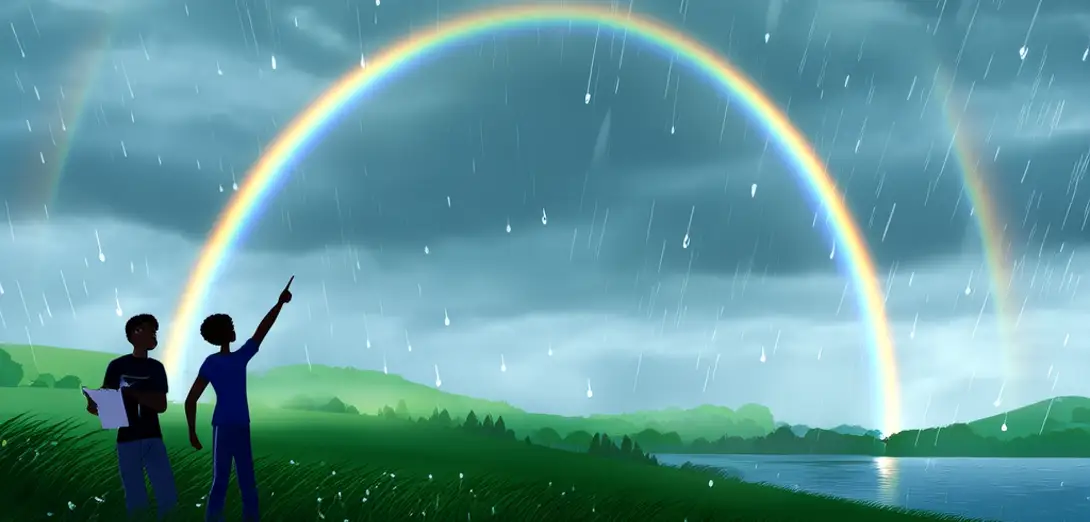 Why Some Rainbows Appear Double While Others Don’t