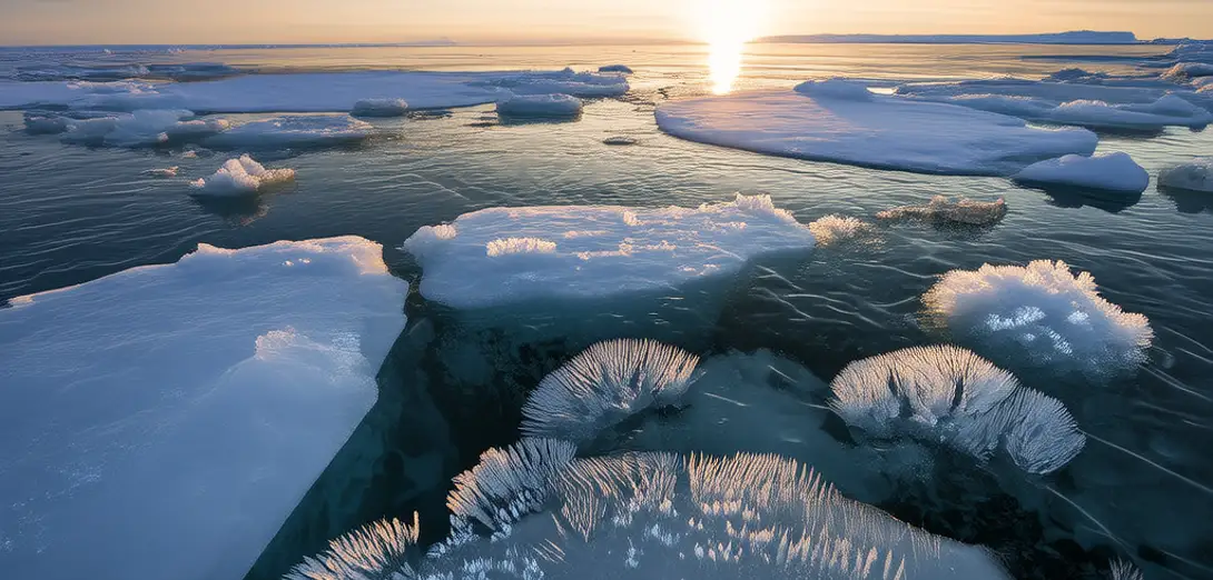 STEM Light Read: Why Frost Flowers Bloom on Sea Ice in Subzero Air (2026-D029)