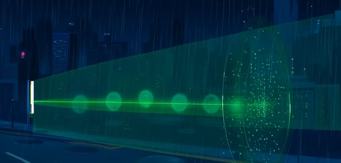 LiDAR Point Cloud Degradation in Rain and Fog: Physics-Based Modeling of Signal Attenuation