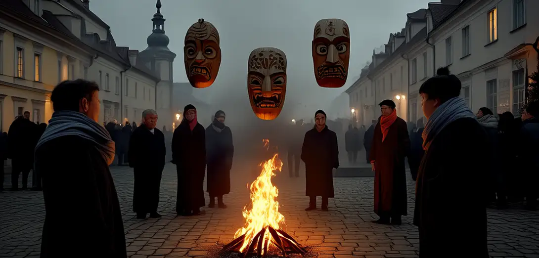 Lithuanian Užgavėnės Mask-Burning as Epistemic Threshold Ritual