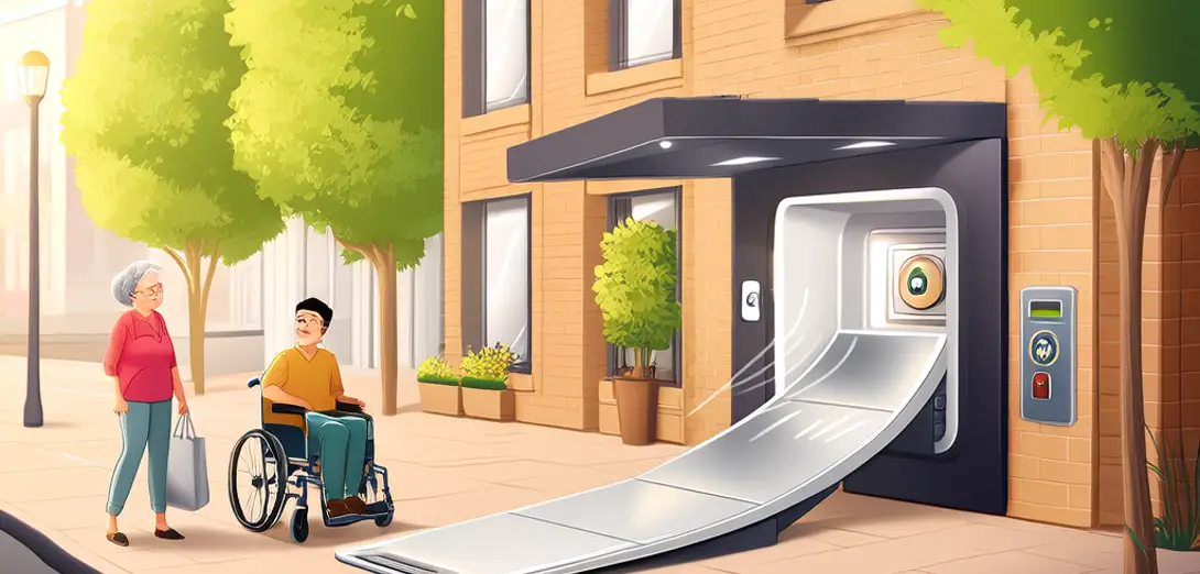 Auto-Extend Ramps Help Wheelchair Users