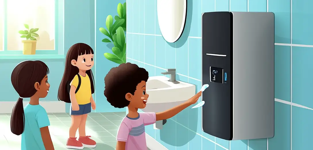 Touch-Free Soap Dispensers in Public Restrooms