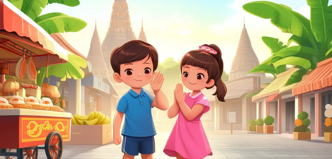 Wai Greeting in Bangkok