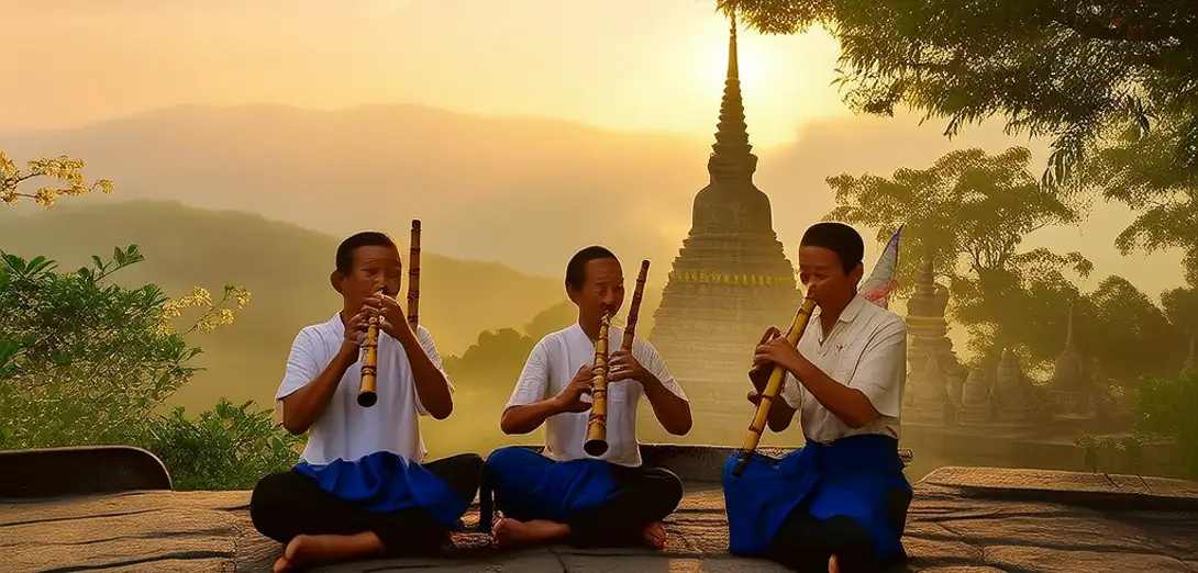 Bamboo Flutes at Dawn in Chiang Mai