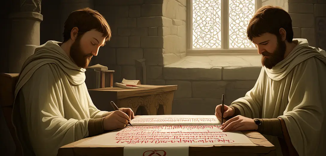 Scriptorium Syntax: Monastic Copying as Temporal Calibration in Ireland’s Glendalough Manuscripts