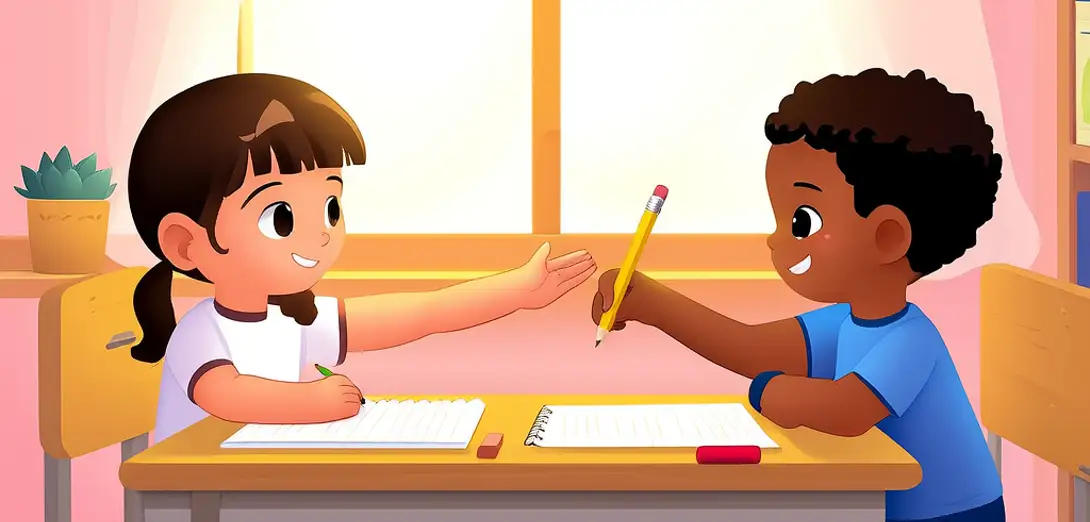 Borrowing a Pencil in Class
