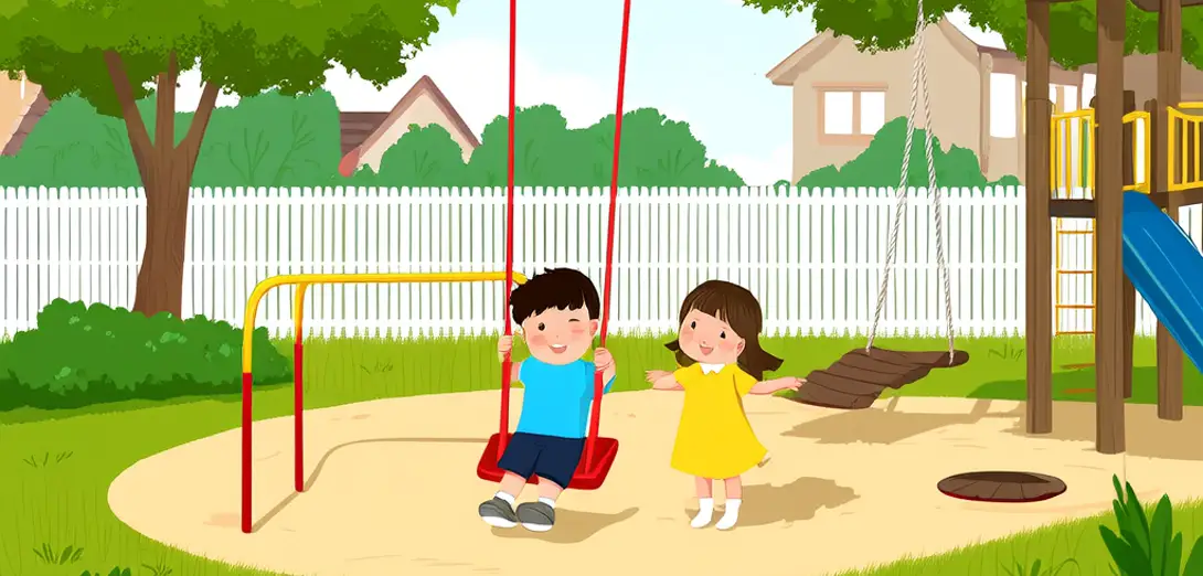 At the Neighborhood Playground