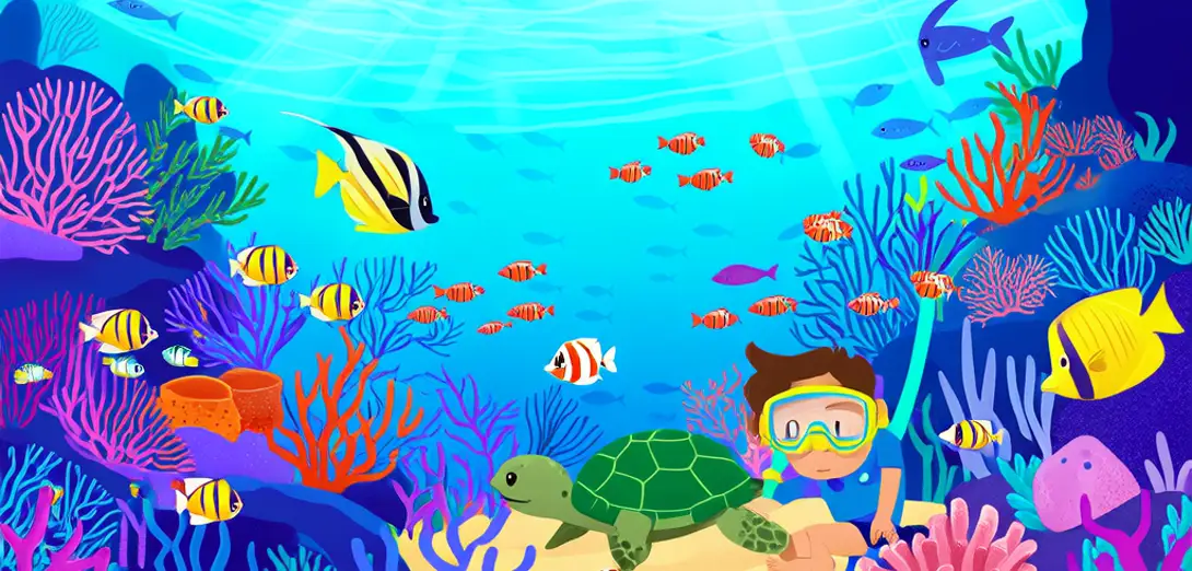 Coral Reefs Bloom in Warm Shallow Seas