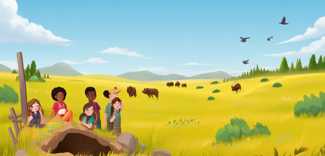 Grasslands Stretch Across Dryer Continental Zones