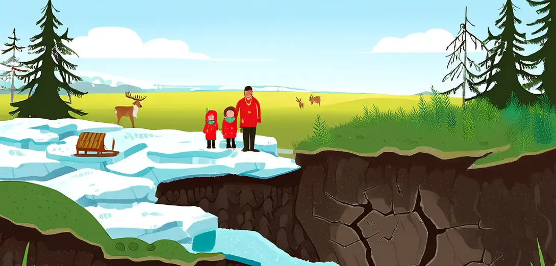 Permafrost Thaws as Temperatures Rise