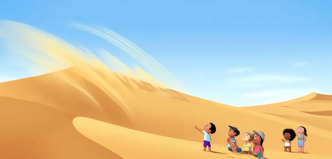 Sand Dunes Shift with Wind and Water Balance