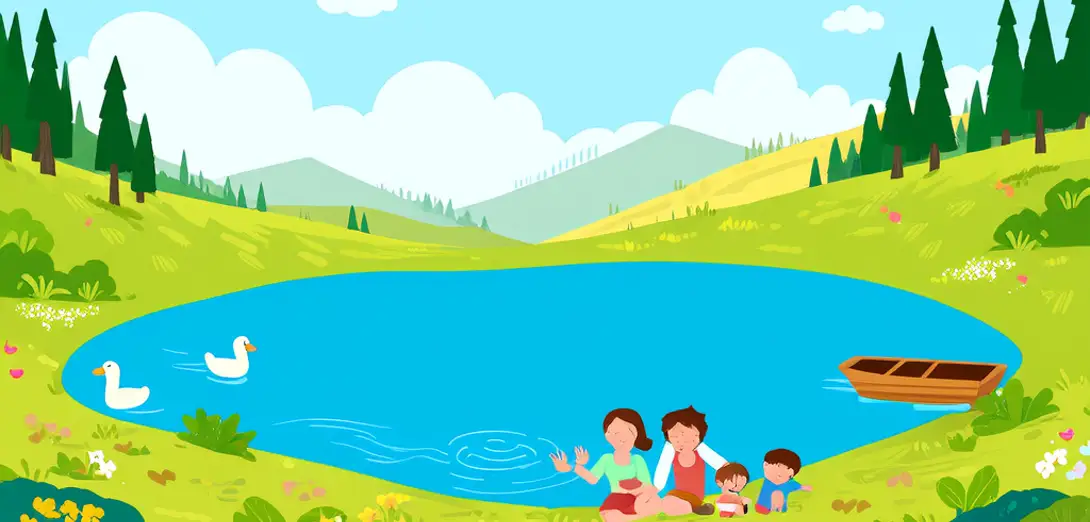 Lakes Hold Fresh Water in Basins
