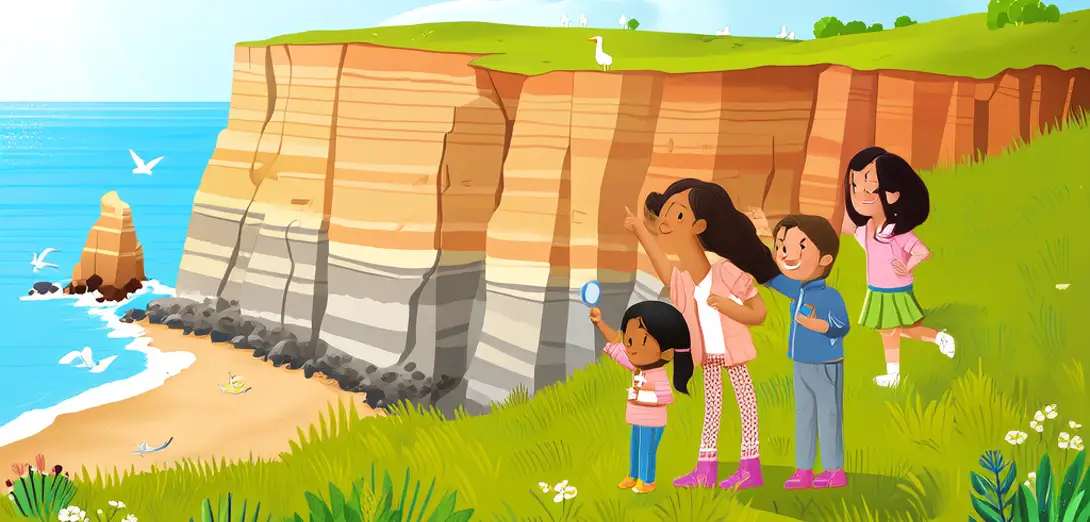 Cliffs Reveal Layers of Earth's History