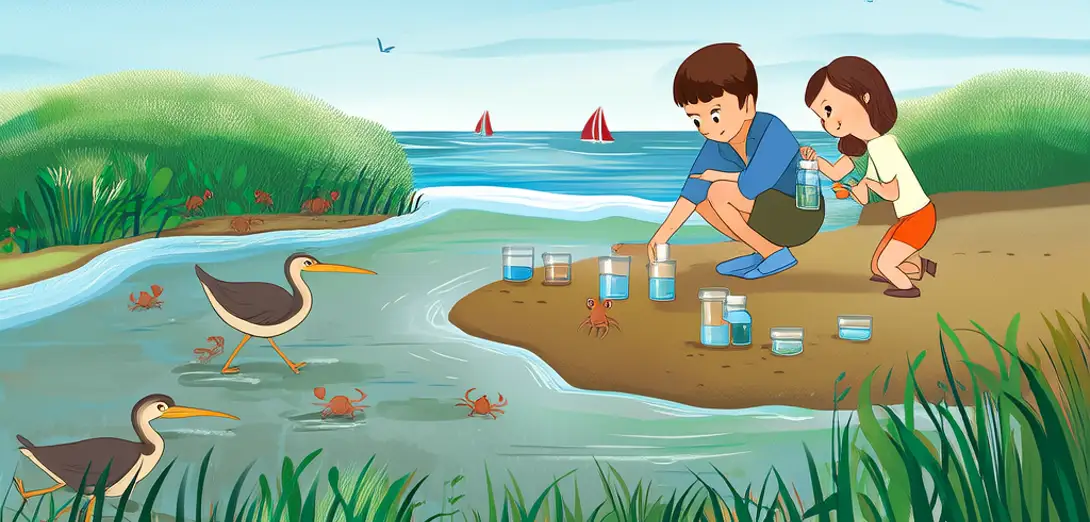 Estuaries Mix Salt and Fresh Water Naturally
