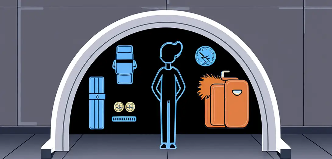 What Makes Airport Security Scanners Show Color-Coded Threat Alerts